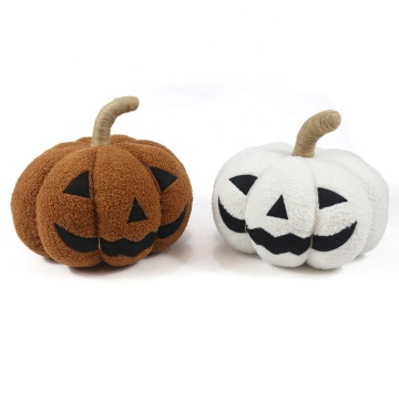 Halloween Pumpkin Shaped Ultra Soft Sherpa Throw Pillow