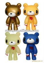 Vinyl bear promotional gift toys for girl