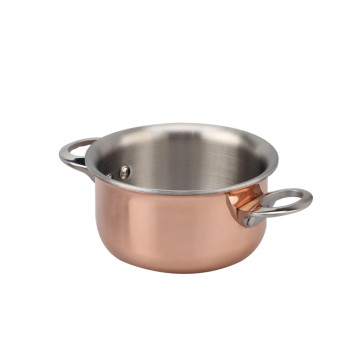 3-Ply small stainless steel soup sauce bowl