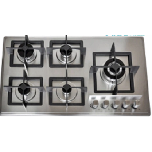 5 queimadores Slim SS Gas Hob