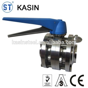 Stainless steel forged butterfly valve