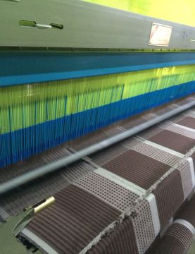 Jacquard rapier loom weaving for various pattern fabric