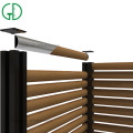 Pannelli di recinzione in legno esterno in alluminio composito ampiamente utilizzati