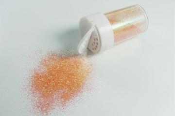 Orange Rainbow Glitter