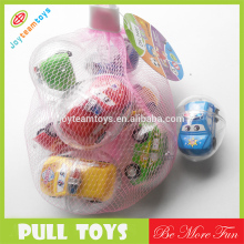 Promotion Egg With Toy Inside Mini Plastic Pull Back Car