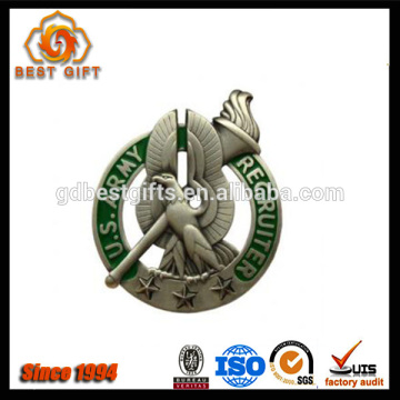 3D Custom Military Uniform Metal Pin Emblem Manufacturer