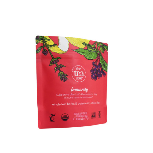 Mad Ziplock Sådan pakker Loose Leaf Tea Fleksibelt emballagefirma