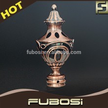 Home decor design adjustable iron curtain rods and finials
