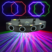 Multi-Head RGB Laser Light System for DJ Shows, Parties, and Clubs