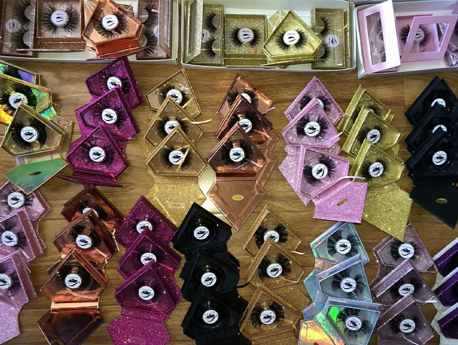 Eyelashes Vendor Mink Eyelashes Suppliers Natural 25MM 3D Mink Magnetic Eyelashes Vendor Customized Box