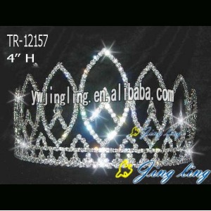 Rhinestone Crowns 4 Inch Tiaras  TR-12157
