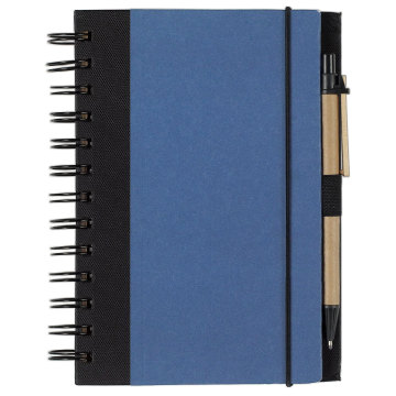 PAPER COVER NOTEBOOK AND PAPER PEN