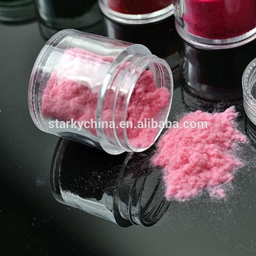 The latest Fashion Nail Art nylon flock powder