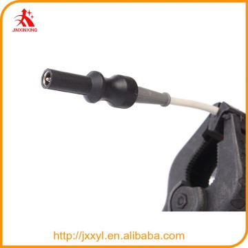 Reusable bipolar line flexible coaxial cable