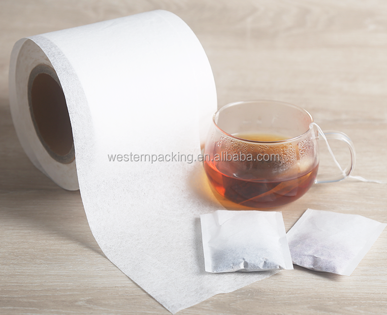 White or brown wooden pulp 16.5gsm tea bag filter paper