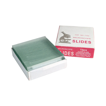 7102 Microscope Slides With Cut Edges Unground Edges