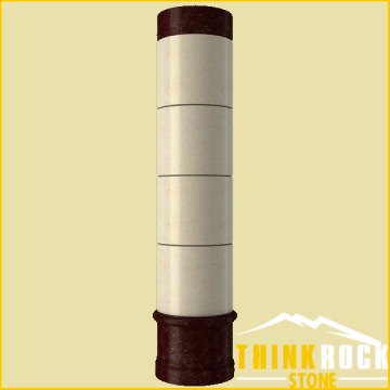 Roman Marble Stone Column Caving for Building Material