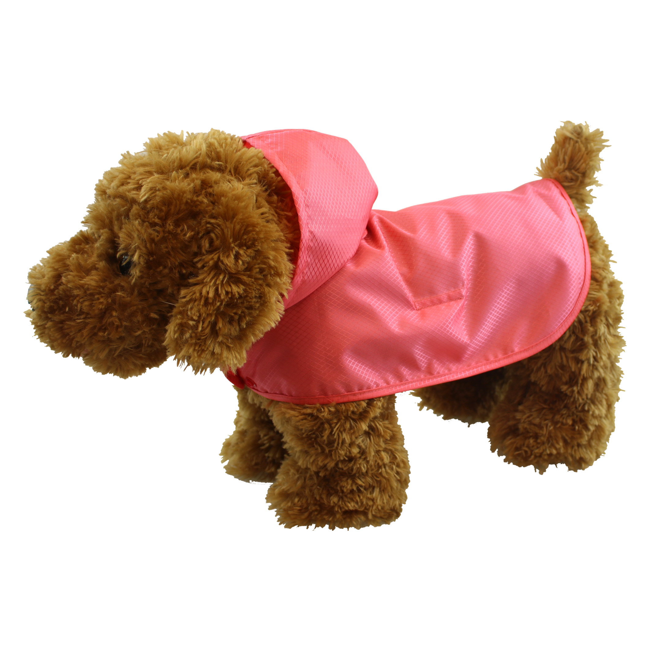 2021 new product release QDP2020RX-2 100% RPET material Waterproof Pink with hat pet  jacket  for Pet Apparel Clothes