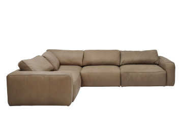 Lazy combination sofa solid color