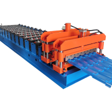 Colored Glaze Steel Metal Sheet Glazed Tile Making Roll Forming Machine