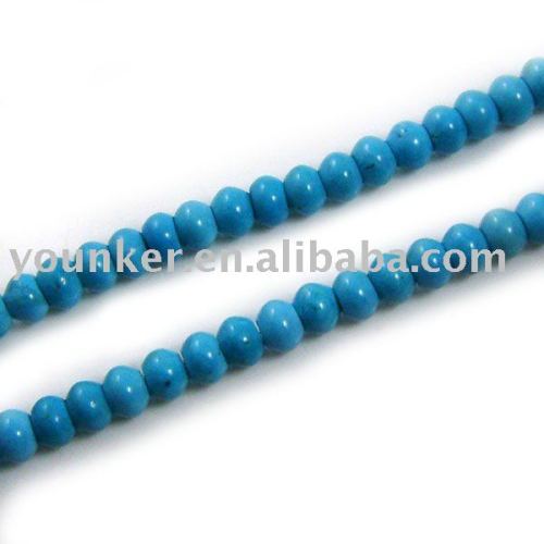6*8MM natural turquoise stone beads