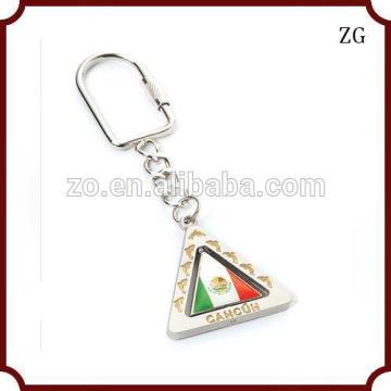 Advertisement supplying triangle shaped keychain