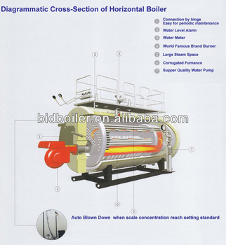 Wns series liquid petroleum gas fired steam furance