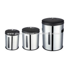 Stainless steel rice bin