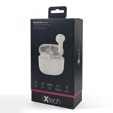 OEM Luxury Bluetooth Earphone Packaging Box with Sponge Gift Box