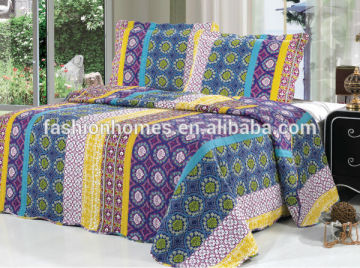 Indian summer quilt/colorful printed quilt