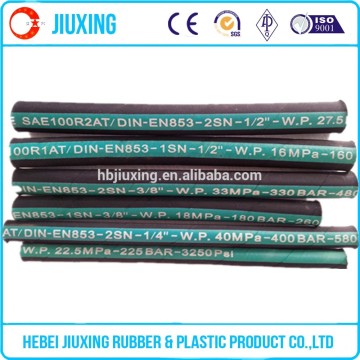 EN853-2SN Hebei JIUXING High pressure wire braided hydraulic hose