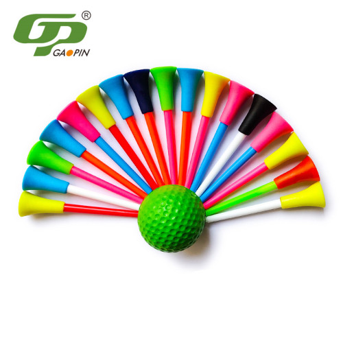 Golf Tees Đệm cao su bằng nhựa Màu sắc hỗn hợp