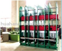 Press vulcanizer of frame type