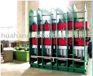 Press vulcanizer of frame type