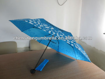 all over printed fold umbrella