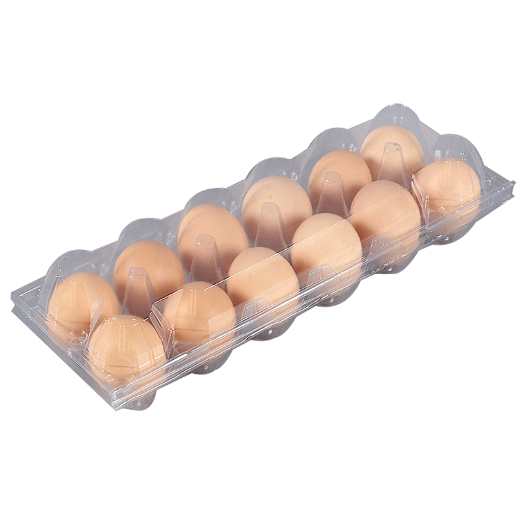 Boîte à œufs 12 trous Blister plateau à œufs en plastique