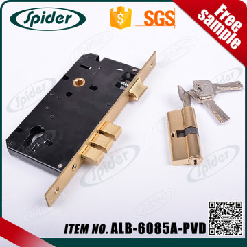 SUS201 mortise stainless steel door lock body