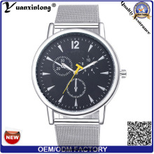 Yxl-043 Fashion Men′s Mesh Strap Watch Mechanical Automatic Men Wrist Watch Businessman Luxury Watch Custom Design Watches