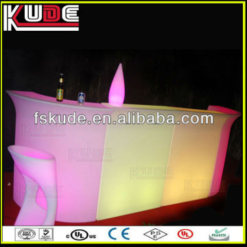 LED illuminated bar furniture commercial bar counter for sale