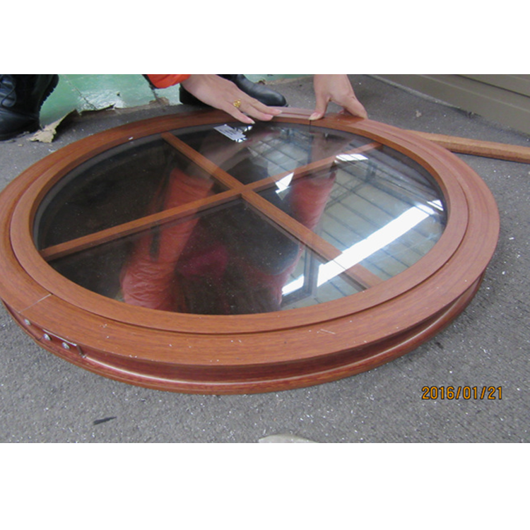 color customized double glazed window grill design round