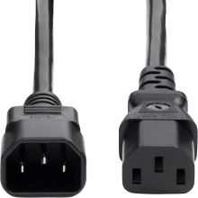 C14 to C13 Power Cable Adapter - UPS PDU Connector Extension Cord