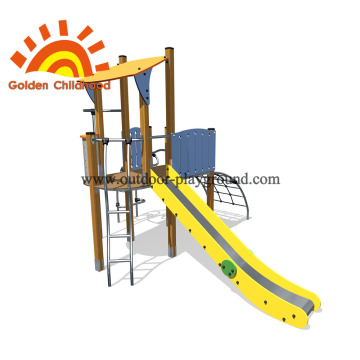 Long Slide Outdoor Playground Equipment Untuk Anak