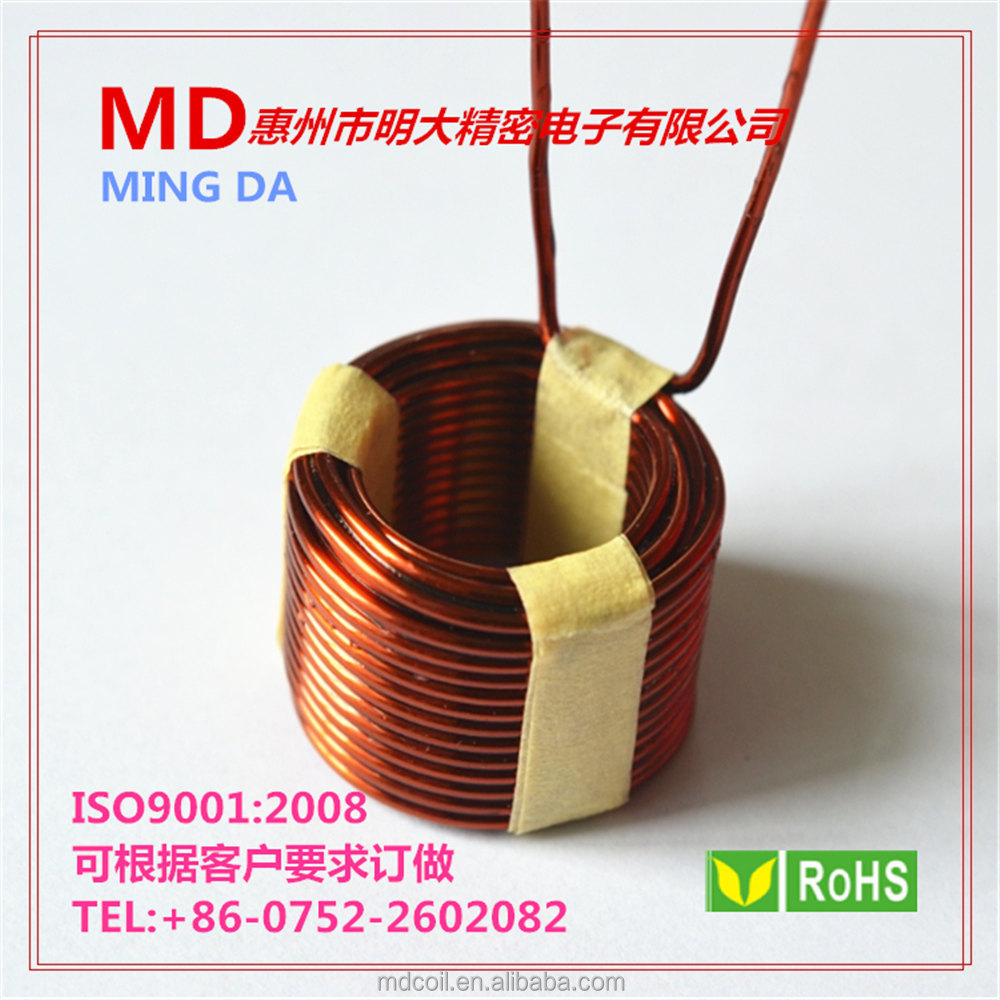 Custom Flat Air Core Copper Coil of ROHS air core inductor