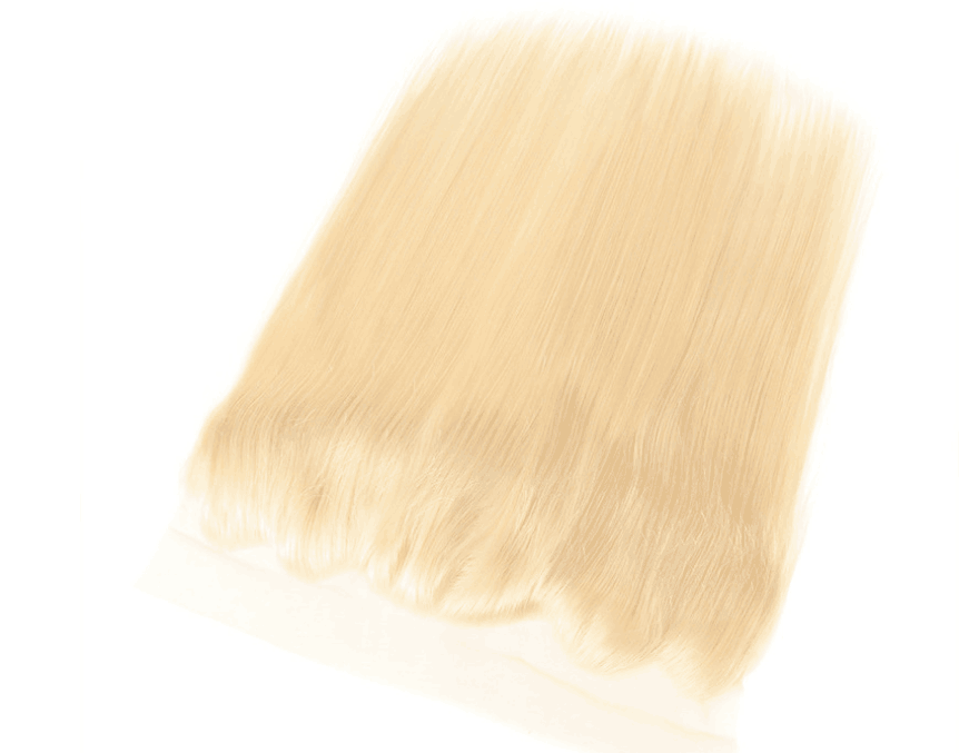 Hair European Wavy Natural Blonde 613 Soft Wholesale Cheap Silky Straight Style Wave 13*4  Hair Closure