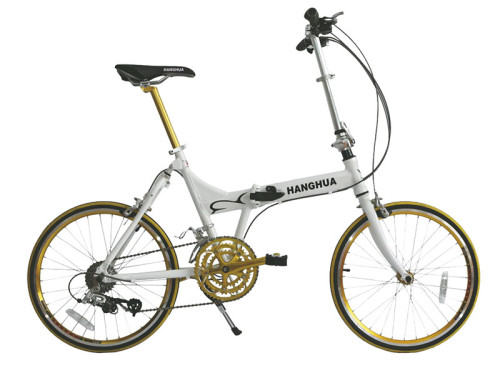 HH-F2009 Excellent aluminium folding bike with comfortable r