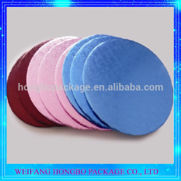 Round Colourful Foil Food Grade Cake Drum