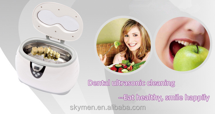 CE confirmed mini cute digital ultrasonic cleaning device for contact lens