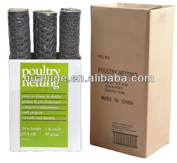 produce top quality galvanized wire netting(hot selling )