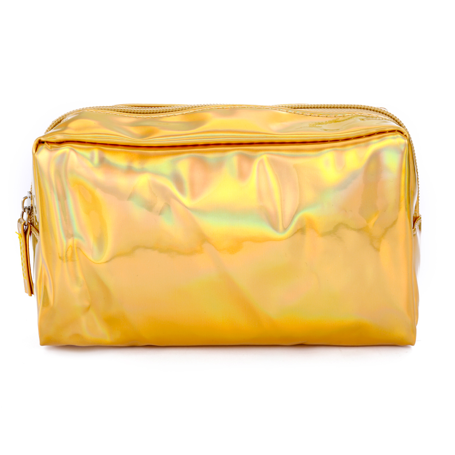 Fashion Customized Holographic PU leather cosmetic makeup bag