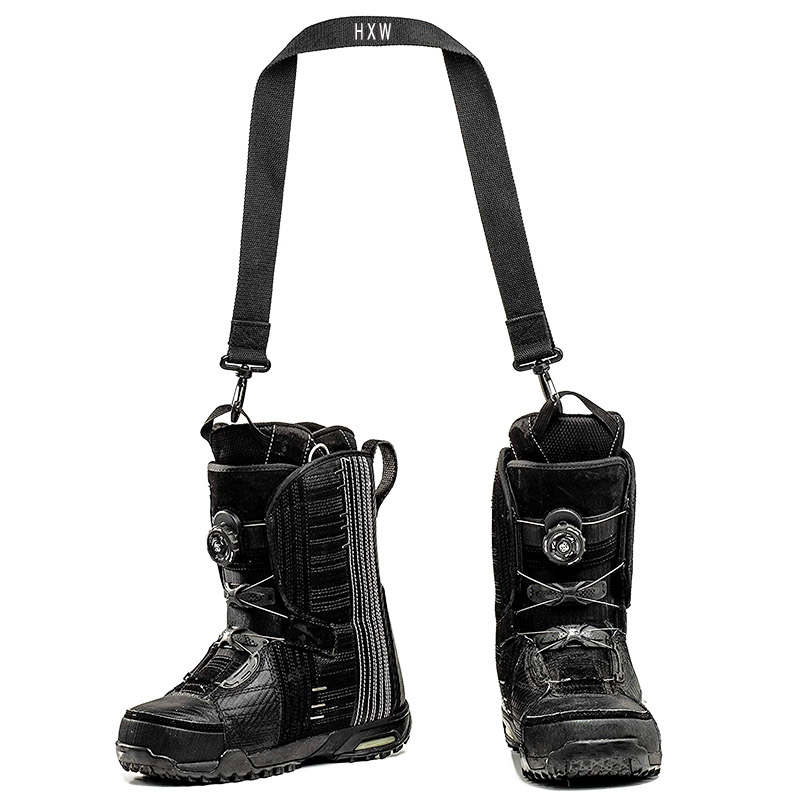 Alpine Ski Boot Carrier Strap na may Hook